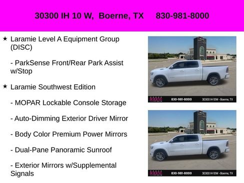 Used 2022 RAM 1500 Laramie w/ Laramie Southwest Edition RWD image 16
