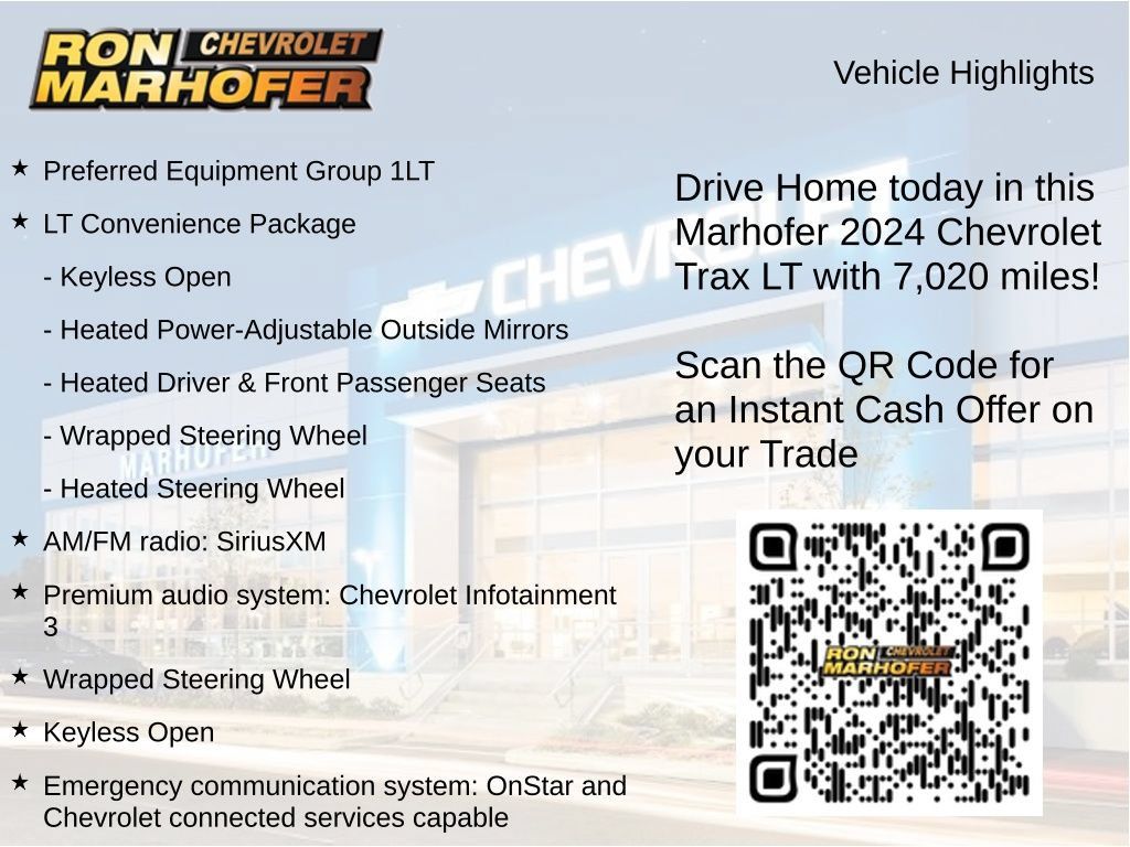 Used 2024 Chevrolet Trax LT w/ LT Convenience Package FWD image 14