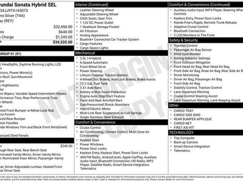 New 2026 Hyundai Sonata SEL FWD image 1