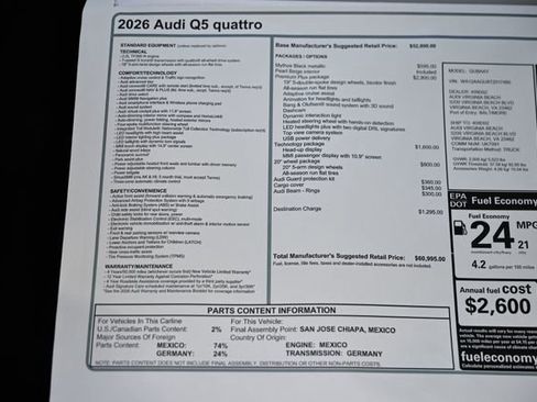 New 2026 Audi Q5 Premium Plus image 24