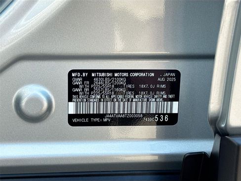 New 2026 Mitsubishi Eclipse Cross LE image 29