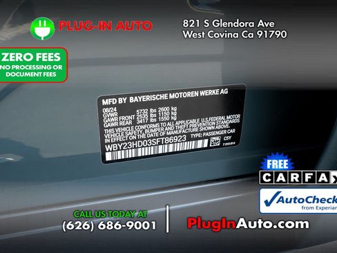 Used 2025 BMW i4 eDrive40 w/ M Sport Package RWD image 9