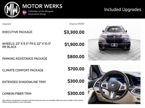 Used 2022 BMW X5 M50i w/ Executive Package AWD/4WD image 4