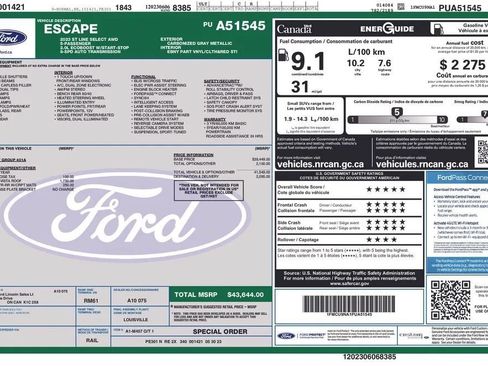 Used 2023 Ford Escape ST-Line Select AWD/4WD image 2