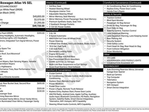 Used 2022 Volkswagen Atlas SEL AWD/4WD image 7