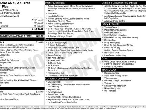 Certified 2025 MAZDA CX-50 2.5 Turbo AWD/4WD image 36