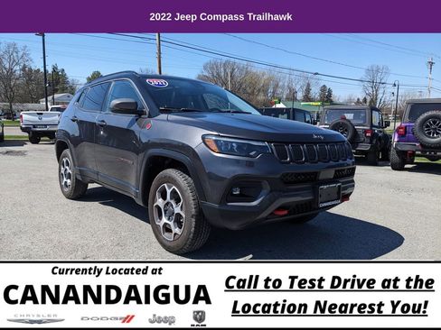 Used 2022 Jeep Compass Trailhawk w/ Trailhawk Elite Group image 1