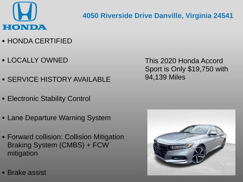Used 2020 Honda Accord Sport image 7
