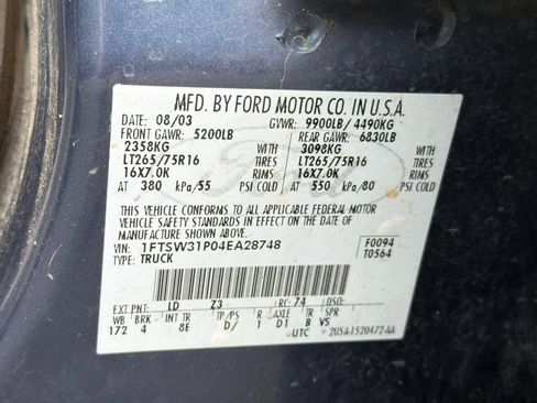 Used 2004 Ford F350 Lariat AWD/4WD image 25