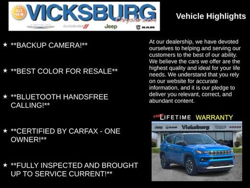 Used 2023 Jeep Compass Limited AWD/4WD image 7