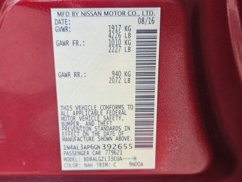 Used 2016 Nissan Altima 2.5 S w/ Power Driver Seat Package FWD image 28