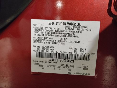 Used 2018 Ford EcoSport SE FWD image 33
