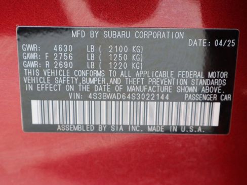 Used 2025 Subaru Legacy Premium AWD/4WD image 29