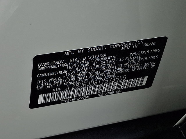 New 2026 Subaru Outback Touring XT AWD/4WD image 11