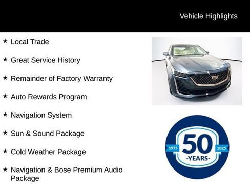 Used 2022 Cadillac CT5 Luxury w/ Sun And Sound Package image 7