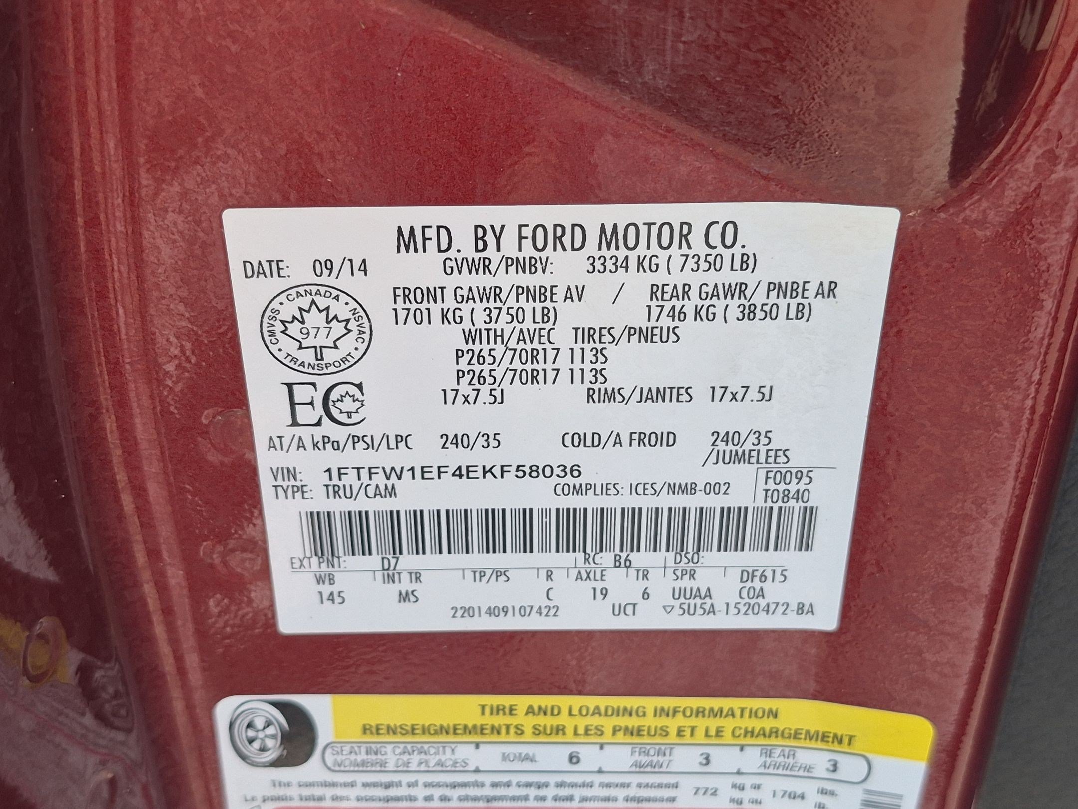 Used 2014 Ford F150 XLT AWD/4WD image 33
