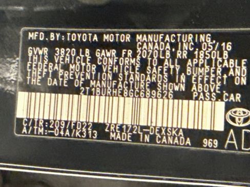 Used 2016 Toyota Corolla S FWD image 29