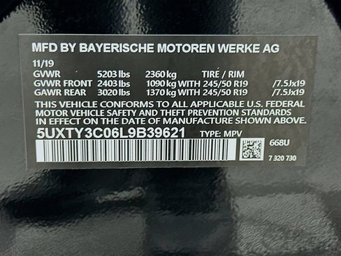 Used 2020 BMW X3 sDrive30i w/ Convenience Package RWD image 33
