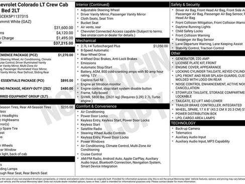 Used 2023 Chevrolet Colorado LT w/ LT Convenience Package RWD image 12