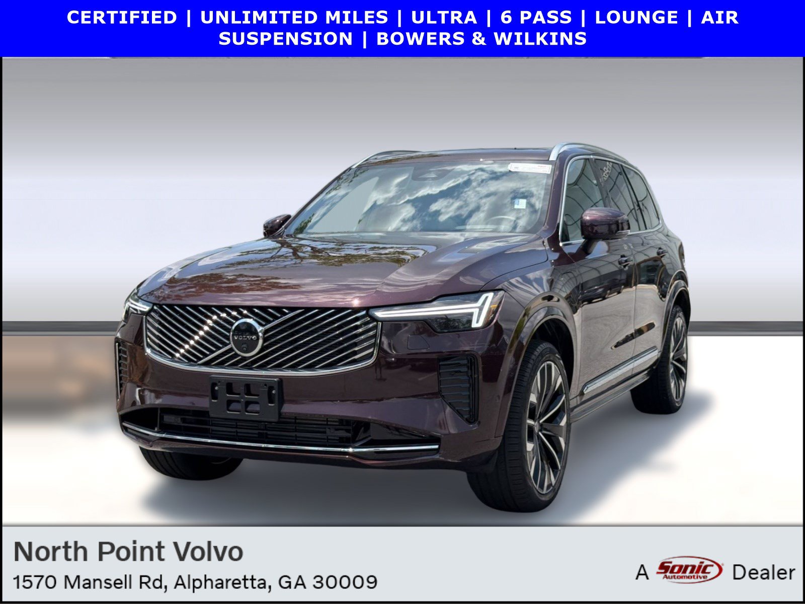 Certified 2025 Volvo XC90 T8 Ultra w/ Lounge Package AWD/4WD image 1