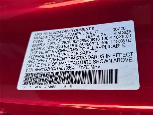 New 2026 Honda Pilot EX-L image 18