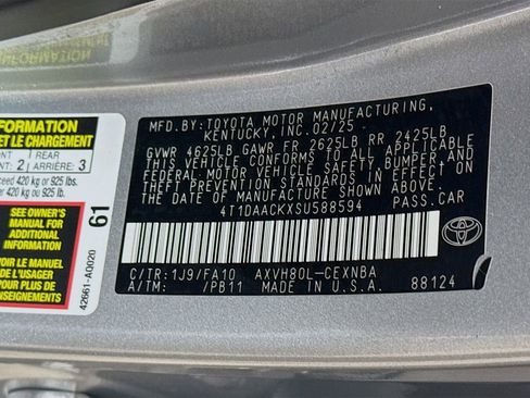 Certified 2025 Toyota Camry LE image 30