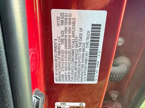 Used 2022 Honda Ridgeline RTL-E image 13