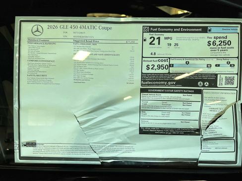 New 2026 Mercedes-Benz GLE 450 4MATIC Coupe image 46