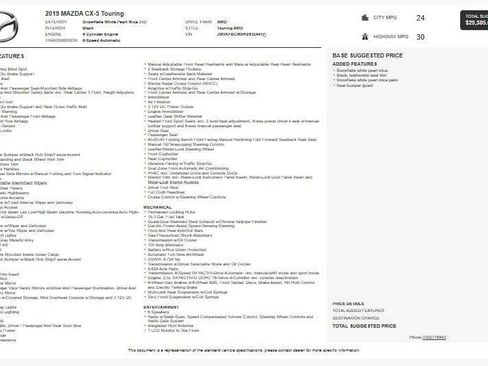 Used 2019 MAZDA CX-5 Touring image 4