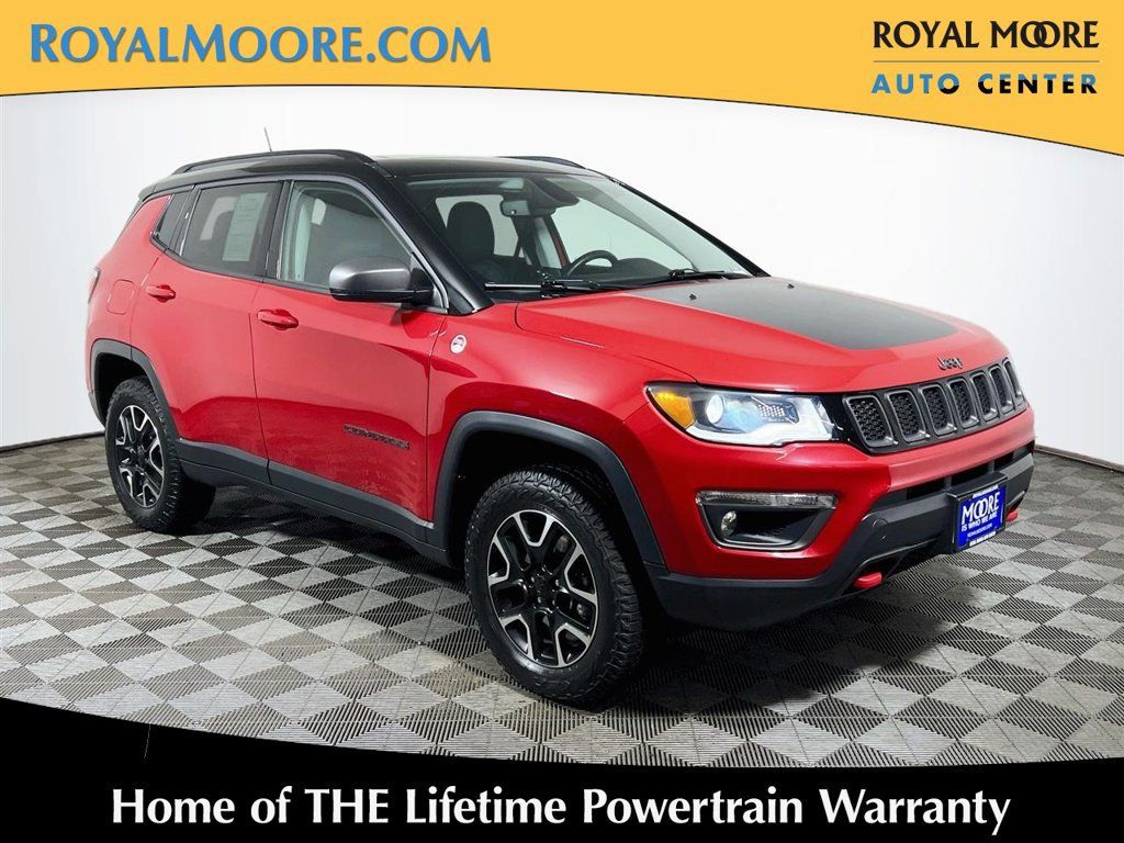 Used 2020 Jeep Compass Trailhawk w/ Leather Interior Group AWD/4WD image 1