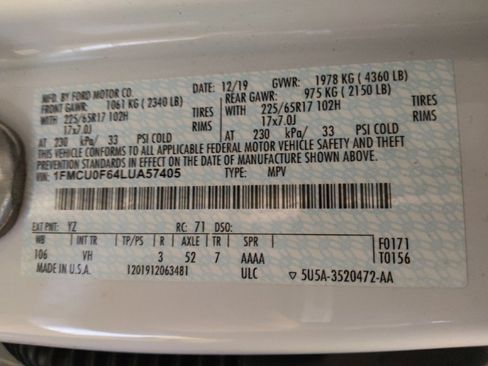 Used 2020 Ford Escape S image 33