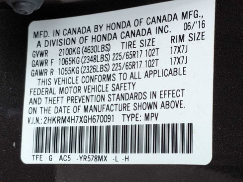 Used 2016 Honda CR-V EX-L image 33