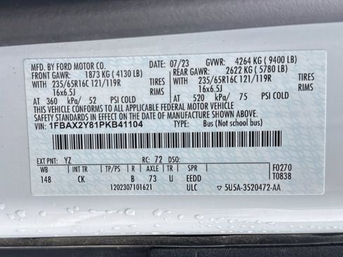 Used 2023 Ford Transit 350 XLT image 36