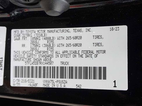 Used 2024 Toyota Tundra SR5 w/ TRD Sport Premium Package AWD/4WD image 55