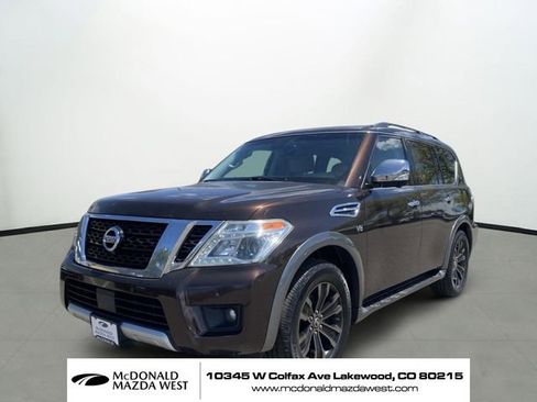 Used 2017 Nissan Armada Platinum w/ Captain Seat Package AWD/4WD image 1
