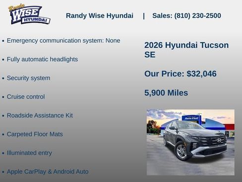 New 2026 Hyundai Tucson SE AWD/4WD image 10