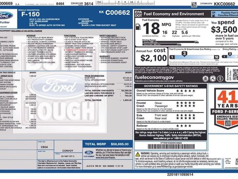 Used 2019 Ford F150 Lariat AWD/4WD image 1