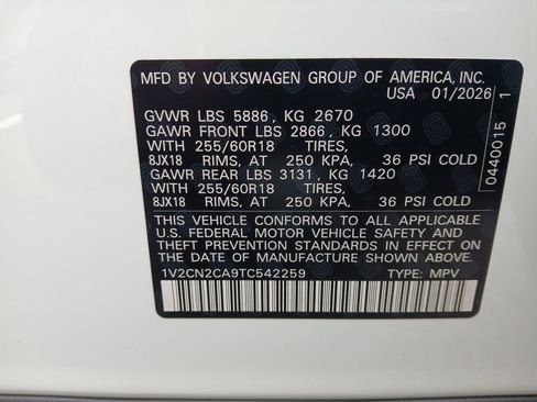 New 2026 Volkswagen Atlas Peak Edition AWD/4WD image 29