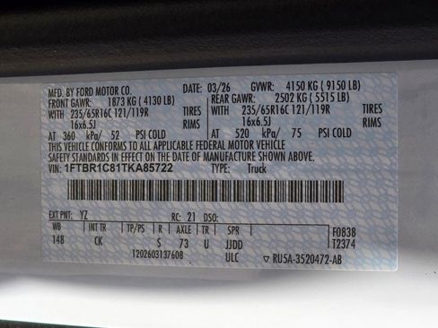 New 2026 Ford Transit 250 148 Medium Roof image 28