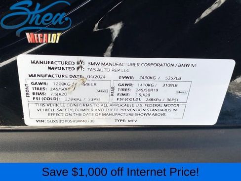 Used 2024 BMW X3 xDrive30i AWD/4WD image 27