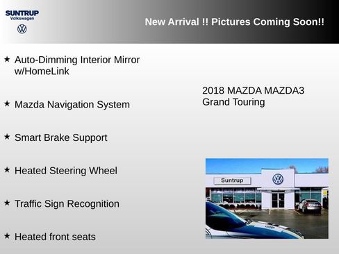 Used 2018 MAZDA MAZDA3 Grand Touring w/ Premium Equipment Package FWD image 3