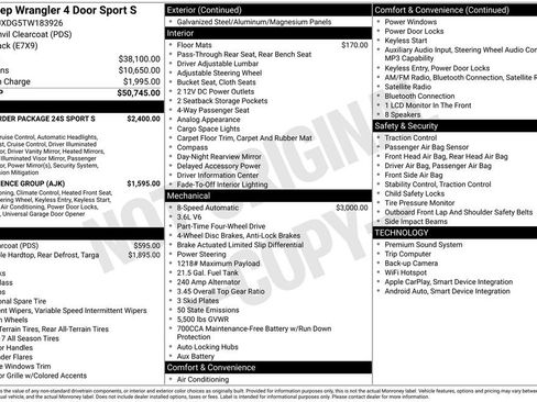 New 2026 Jeep Wrangler Sport S image 29