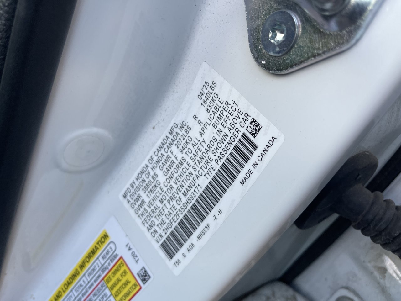 Used 2025 Honda Civic Sport image 13