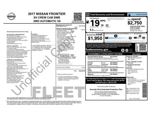 Used 2017 Nissan Frontier SV w/ SV Value Truck Package image 36