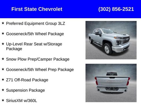 Used 2020 Chevrolet Silverado 3500 High Country w/ Gooseneck/5TH Wheel Package AWD/4WD image 2