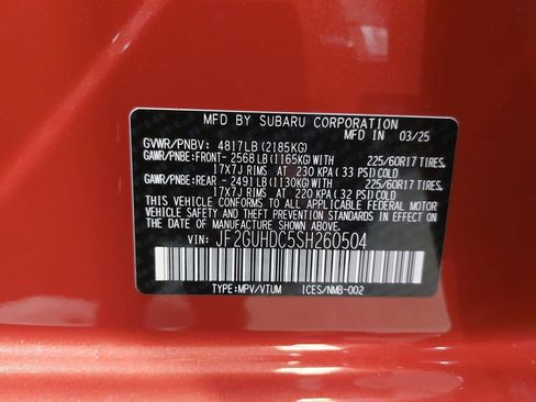 Certified 2025 Subaru Crosstrek 2.0i Premium w/ Convenience Package #2 image 33