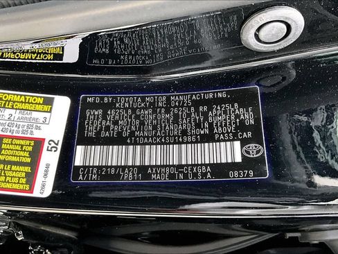 Certified 2025 Toyota Camry XLE FWD image 19