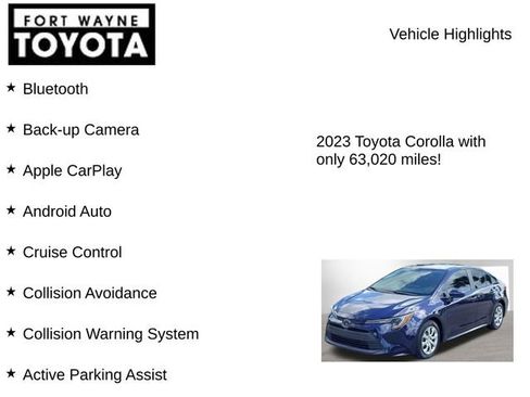 Used 2023 Toyota Corolla LE FWD image 7
