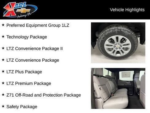 New 2026 Chevrolet Silverado 1500 LTZ w/ LTZ Premium Package AWD/4WD image 3