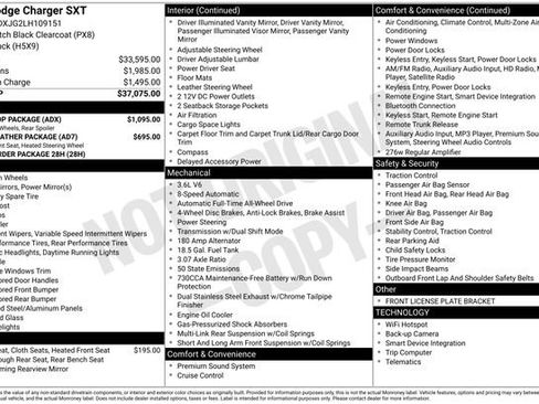 Used 2020 Dodge Charger SXT w/ Blacktop Package image 38